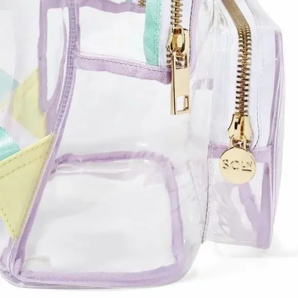 Stoney Clover Lane x Target Transparent Colorful Large Backpack - Picture 3 of 11